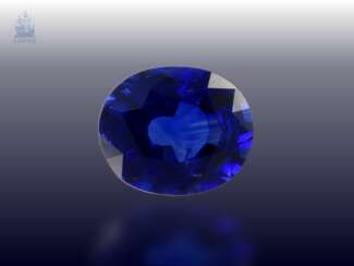 Saphir: schöner, natürlicher blauer Ceylon-Saphir von 2,63ct, Zertifikat
