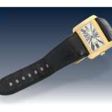 Armbanduhr: hochwertige, große automatische Herrenuhr, Cartier Tank Divan "Exra Large", Ref:2603, 18K Gold, ca.2005 - photo 4