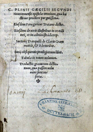 Plinius Secundus, C. - фото 1
