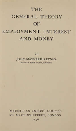 Keynes, J.M. - Foto 1