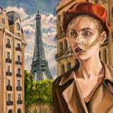“The Wind Of Paris” Canvas Oil paint Romanticism Everyday life 2018 - photo 1