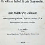 Württembergisches Obstbuch. - photo 3