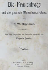Higginson, F.W. (d.i. T.W.Higginson).