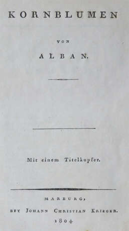 Alban (d.i. K.H.G.v.Meusebach). - Foto 1