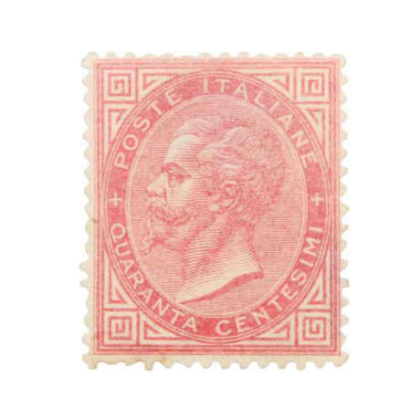 Italien - 1863, Freimarke König Viktor Emanuel II, - фото 1