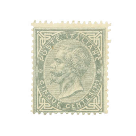 Italien  - 1863, Freimarke König Viktor Emanuel II, - фото 1