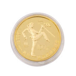 China/GOLD - 100 Yuan 1988 Olympische Spiele, 