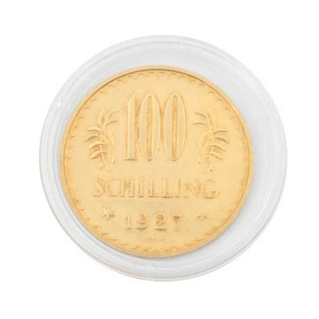 Österreich/GOLD - 100 Schilling 1927, - Foto 1