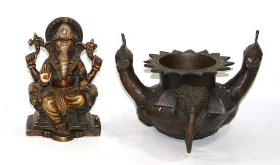 Ganesha u. Elefantenschale - photo 1