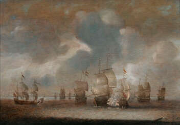 Seeschlacht unter Beteiligung englischer Schiffe