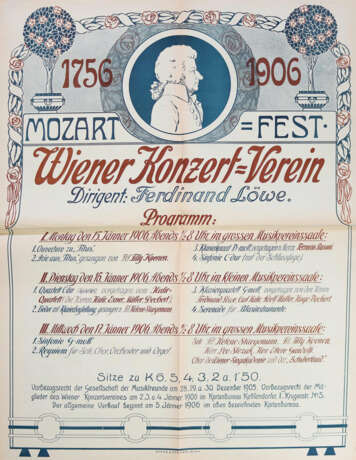 Mozart-Fest 1756-1906. - Foto 1