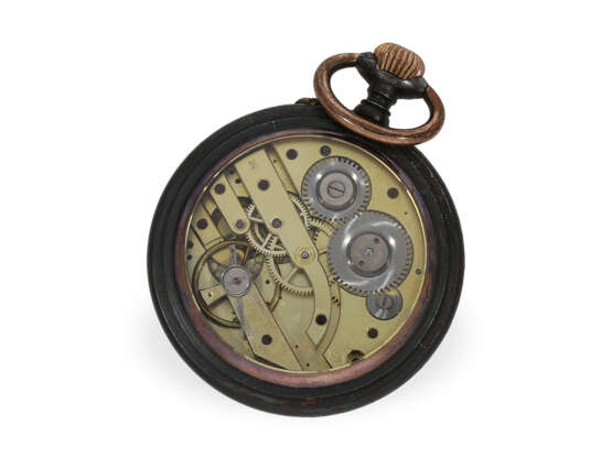 Taschenuhr: große digitale Taschenuhr nach Pallweber mit springender Stunde und springender Minute, ca.1890 - photo 2