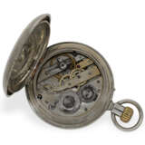 Taschenuhr: große digitale Taschenuhr nach Pallweber mit springender Stunde und springender Minute, ca.1890 - фото 2
