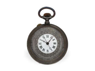 Taschenuhr: technisch interessante Taschenuhr mit Barometer, Frankreich um 1890