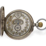 Taschenuhr: ungewöhnliche Savonnette mit digitaler Anzeige, gefertigt für den russischen Markt um 1890 - photo 1