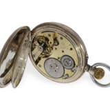 Taschenuhr: ungewöhnliche Savonnette mit digitaler Anzeige, gefertigt für den russischen Markt um 1890 - Foto 2