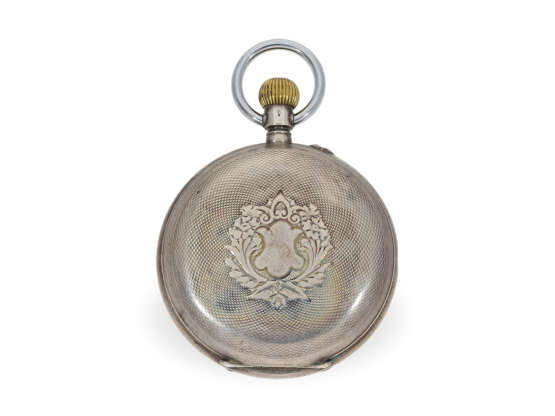 Taschenuhr: ungewöhnliche Savonnette mit digitaler Anzeige, gefertigt für den russischen Markt um 1890 - photo 6