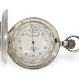 Seltenes, qualitätsvolles Expeditions-Taschenbarometer mit Höhenmesser und Kompass, Clark London 1894 - Foto 2