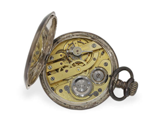 Taschenuhr: frühe "Weltzeit"-Taschenuhr mit 6 Zeitzonen, ca.1890 - photo 2