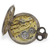 Taschenuhr: frühe "Weltzeit"-Taschenuhr mit 6 Zeitzonen, ca.1890 - photo 2
