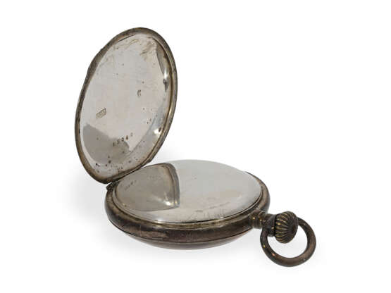 Taschenuhr: frühe "Weltzeit"-Taschenuhr mit 6 Zeitzonen, ca.1890 - photo 3