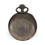 Taschenuhr: frühe "Weltzeit"-Taschenuhr mit 6 Zeitzonen, ca.1890 - photo 5