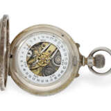 Taschenuhr: äußerst prächtige Savonnette mit verstecktem Kalender, gefertigt für Russland 1880 - Foto 1