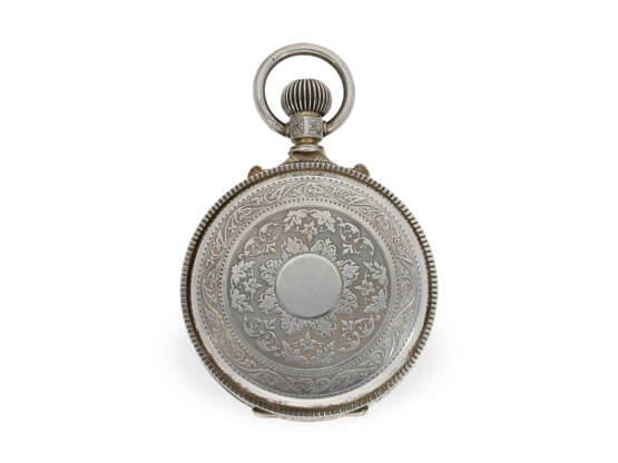 Taschenuhr: äußerst prächtige Savonnette mit verstecktem Kalender, gefertigt für Russland 1880 - Foto 5