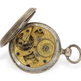 Taschenuhr: technisch interessantes Duplex-Chronometer mit 2 Zeitzonen und springender Sekunde, Jacott ca.1850 - Foto 2