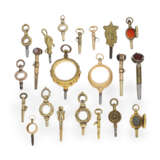 Uhrenschlüssel: Konvolut seltener Spindeluhrenschlüssel, ca. 1800-1900 - photo 1