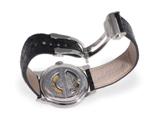 Armbanduhr: Tissot Heritage COSC Chronometer "Serie Limitée 150 Anniversaire", Stahl - Foto 3