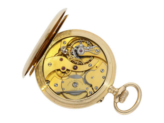 Taschenuhr: exquisites Genfer Ankerchronometer, hochfeine Qualität, Alex Hüning Genf No.40830, ca. 1912 - Foto 2