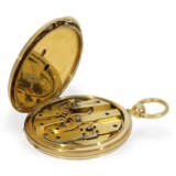 Taschenuhr: äußerst prächtige Gold/Emaille-Savonnette für den osmanischen Markt, Originalbox - фото 6