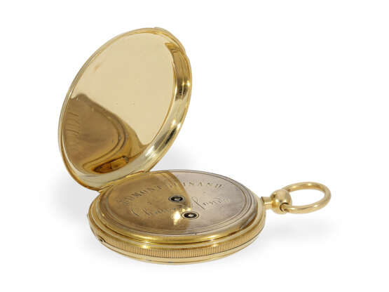Taschenuhr: äußerst prächtige Gold/Emaille-Savonnette für den osmanischen Markt, Originalbox - фото 7
