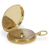 Taschenuhr: äußerst prächtige Gold/Emaille-Savonnette für den osmanischen Markt, Originalbox - Foto 7
