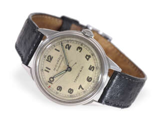Armbanduhr: rare automatische Tiffany-Movado "Tempomatic" mit Zentralsekunde, 40er-Jahre
