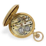 Taschenuhr: technisch interessante, astronomische Savonnette mit springender Stunde, ca. 1880 - Foto 2