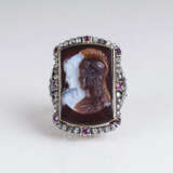 Antiker Opal-Diamant-Ring 'Schlange' - photo 1