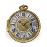 Taschenuhr: außergewöhnlich schöne, große Oignon, um 1710, königlicher Uhrmacher Decovigny Paris - Foto 1