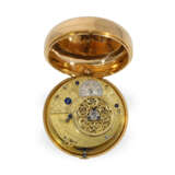 Taschenuhr: schwere Doppelgehäuse-Zylinderuhr, bedeutender Uhrmacher, Alexander Cumming, Hallmarks 1781 - Foto 2
