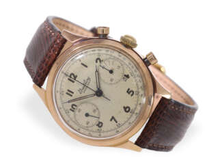 Armbanduhr: früher Breitling Premier Chronograph in "pink" 18K, sehr selten, 40er-Jahre