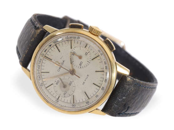 Armbanduhr: sehr seltener, goldener Omega "De Ville" Chronograph von 1967, Ref. 141.009 - photo 1