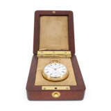 Taschenuhr: schweres englisches Taschenchronometer mit Mahagonibox, Knight & Bucknell London, 1818 - photo 8