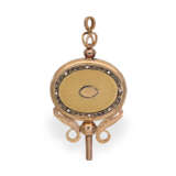Uhrenschlüssel: bedeutender, musealer Uhrenschlüssel mit Musikwerk, vermutlich Genf um 1820 - фото 1