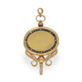 Uhrenschlüssel: bedeutender, musealer Uhrenschlüssel mit Musikwerk, vermutlich Genf um 1820 - фото 2
