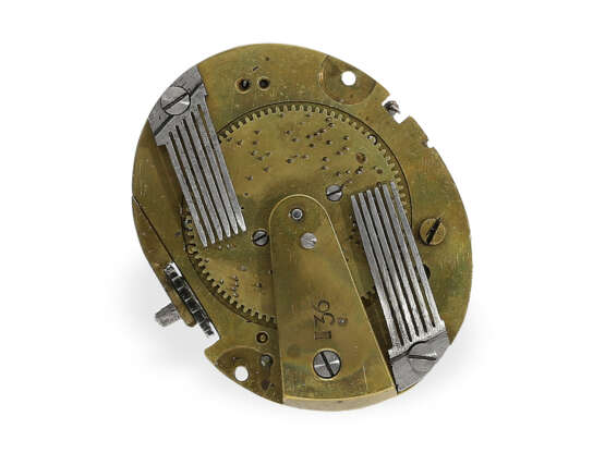 Uhrenschlüssel: bedeutender, musealer Uhrenschlüssel mit Musikwerk, vermutlich Genf um 1820 - фото 4