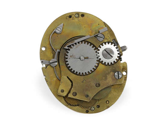 Uhrenschlüssel: bedeutender, musealer Uhrenschlüssel mit Musikwerk, vermutlich Genf um 1820 - Foto 5