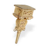 Uhrenschlüssel: musealer, extrem rarer goldener Spindeluhrenschlüssel in Form einer Schatulle, 18.Jh. - photo 4