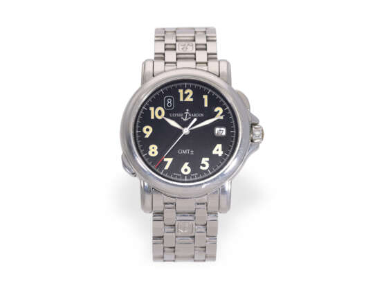 Armbanduhr: hochwertige Herrenuhr Ulysse Nardin San Marco GMT Ref. 213-22, mit Originalbox - фото 1