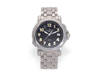 Armbanduhr: hochwertige Herrenuhr Ulysse Nardin San Marco GMT Ref. 213-22, mit Originalbox